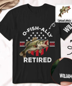 O Fish Ally Retired Personalized Fishing Retirement Shirt
