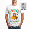 Flying Into a New Adventure Custom Photo Kids Back-to-School Shirt