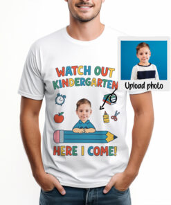 Cute Character Personalized Back-to-School Kids Shirt
