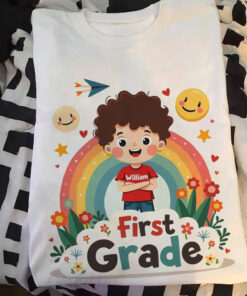 Happy New School Days Personalized Kids Back To School Shirt