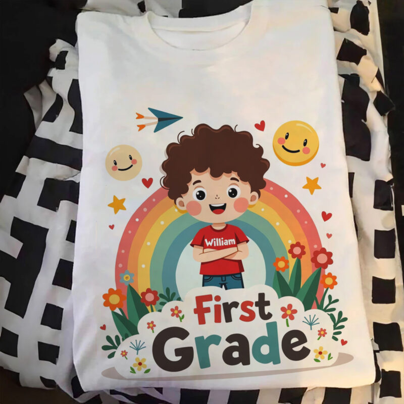 Happy New School Days Personalized Kids Back To School Shirt