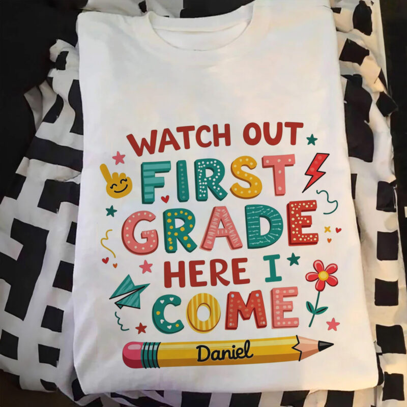 Back to School Personalized Kids Tee