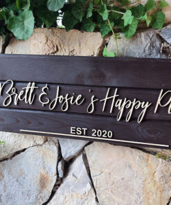 Our Happy Place Sign - Happy Place Wall Decor