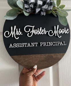 Office Door Name Sign - Principal Door Sign
