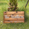 Family Last Name Sign - Anniversary Gifts